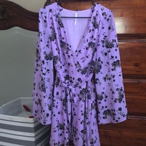 Free people lavender floral dress